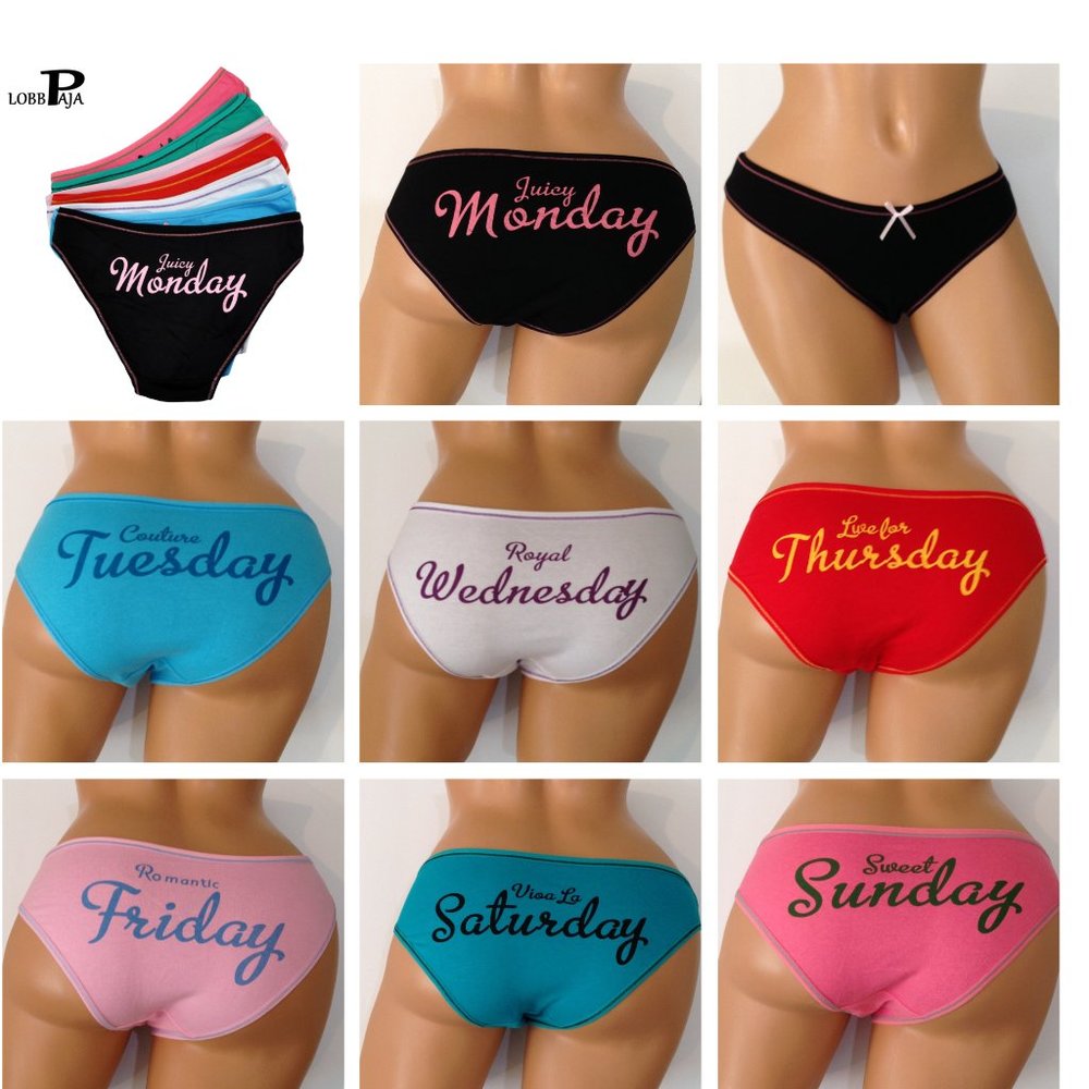 Day of The Week Ladies Panties-Set Of Seven